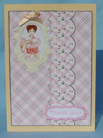 2 Pink Cherry Blossom Card Front Blanks by Susan Smith