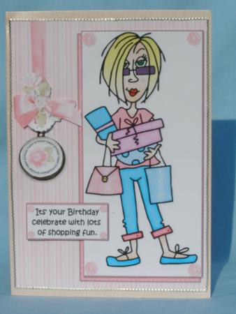 J.j Shopping Fun Quick Card by Susan Smith