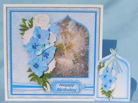 Summer Days Blue Posy Mini Kit by Susan Smith