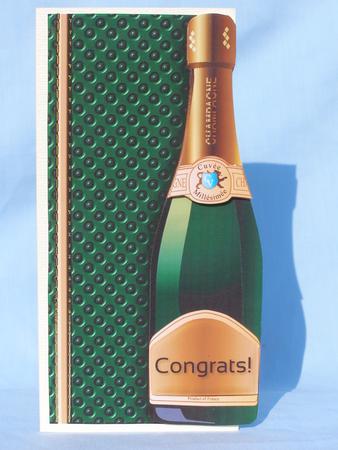 Champagne Quick Card by Susan Smith