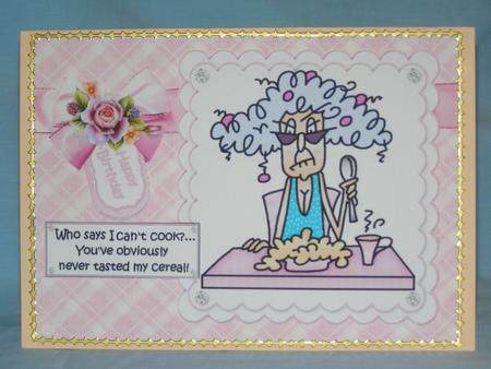 Stella is a Good Cook Quick Card by Susan Smith