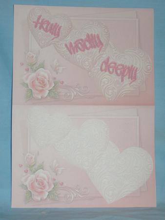 Truly Madly Deeply Insert Pink - Wedding, Valentine, Romance by Susan Smith