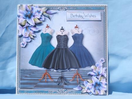 3 Dresses & Purple Lilies Mini Kit by Susan Smith
