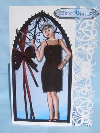 Art Deco Flapper Girl Decoupage by Susan Smith