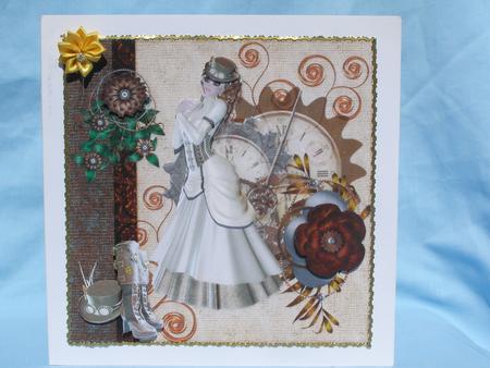 8x8 Steampunk Lady by Susan Smith