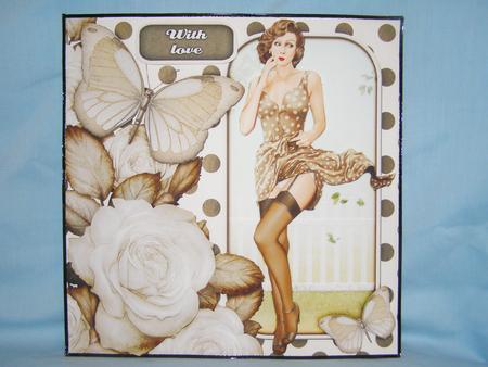 1950's Pin Up Girl Eva Grace Mini Kit (brown) by Susan Smith