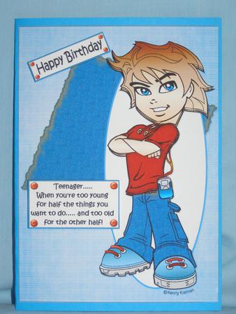 Teen Boy Being a Teenager by Susan Smith