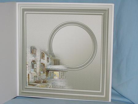 Vintage Building Peterhouse 8in x 8in Insert Plate by Susan Smith
