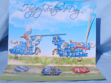 Ye Olde Jousting Father's Day Easel Kit by Susan Smith