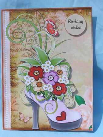 Floral Shoe by Susan Smith