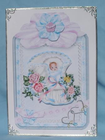 New Baby Boy Topper by Susan Smith
