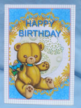 Big Ted Birthday Card by Susan Smith