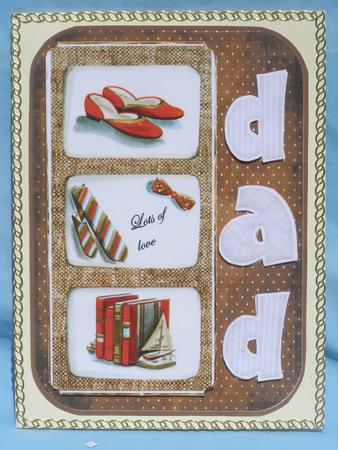 Father's Home Comforts Card Front by Susan Smith