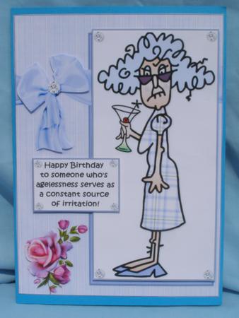 Stella's Friend is Ageless Quick Card by Susan Smith