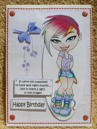 The Teen Diva and Late Night Snacks Quick Card by Susan Smith