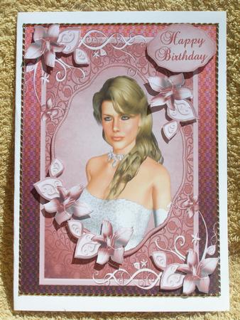 Portrait of a Lady for Birthday or Any Occasion by Susan Smith
