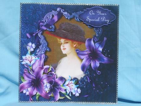 Smiling Lilies Portrait Quick Card by Susan Smith
