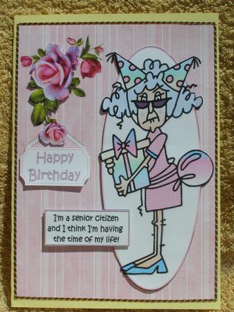 Stella is Having the Time of Her Life Quick Card by Susan Smith