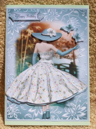 The Butterfly Stroll 50's Lady by Susan Smith