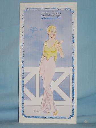 Summer Days Dl Card with Decoupage by Susan Smith