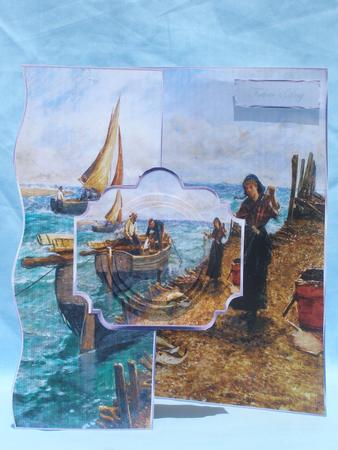 Catch of the Day No Hole Fold Back Card by Susan Smith