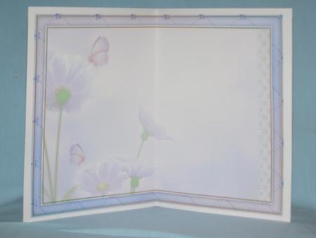 Butterfly Bliss Blank Insert by Susan Smith