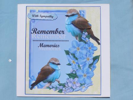 Remember Memories Card Topper & Decoupage by Susan Smith