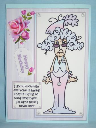 Stella is Sexy Quick Card by Susan Smith