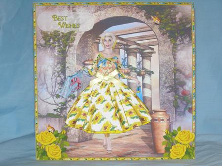 1950's Lady Holiday Shopping by Susan Smith