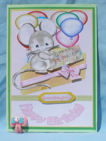 Little Mouse Saing Happy Birthday by Susan Smith