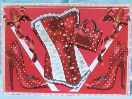 Lovely Envelope with Polka Dot Accesorys by Susan Smith