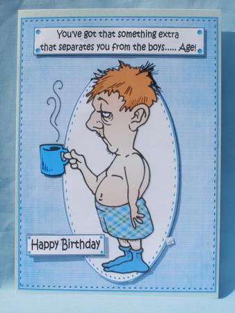 Bert Has Something Extra Quick Card by Susan Smith