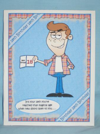 Doors Open for Paul on His 18th Inside Out Topper by Susan Smith