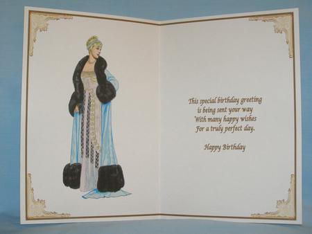 Lady of Style Birthday Insert by Susan Smith