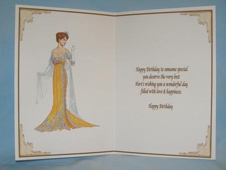 Lady in Gold Insert by Susan Smith