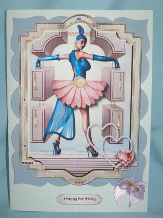 Funky Mix Card Topper 1 by Susan Smith