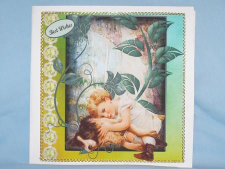 Best Freinds Card Topper and Decoupage by Susan Smith