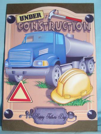 Under Construction Male Card by Susan Smith