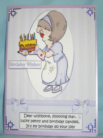 Lucy Has Birthday Wises Quick Card by Susan Smith