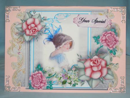 Female Birthday Card or Special Occasion by Susan Smith