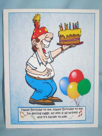 Jim Sings Happy Birthday to Himself by Susan Smith