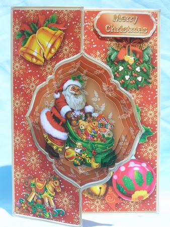 Santa's Toys Offset Fold Card Mini Kit by Susan Smith