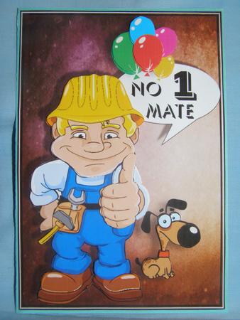 Male Birthday Card by Susan Smith
