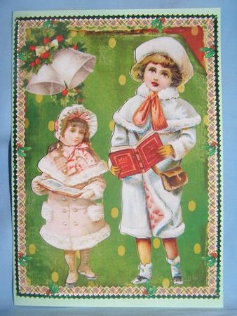 Vintage Christmas Carolers by Susan Smith