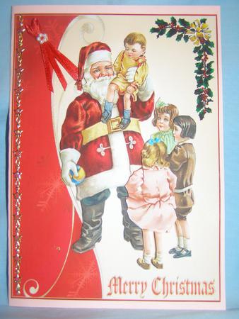 Vintage Christmas Santa by Susan Smith