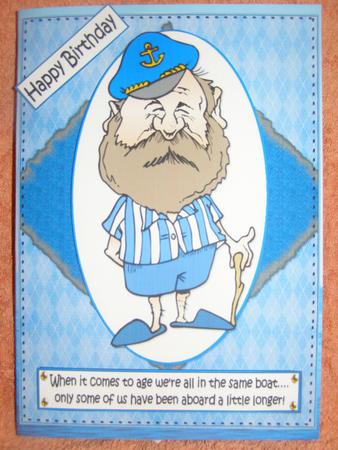 Barnacle Bill Has Been Aboard Longer Quick Card by Susan Smith