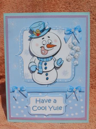 Cool Yule Snowman by Susan Smith