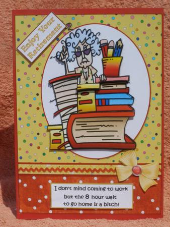 Stella and Work Birthday or Retirement by Susan Smith