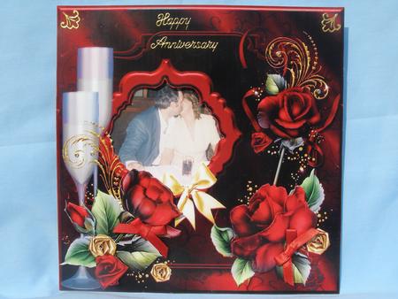 Add Your Own Greeting - Ruby Rose-gold by Susan Smith