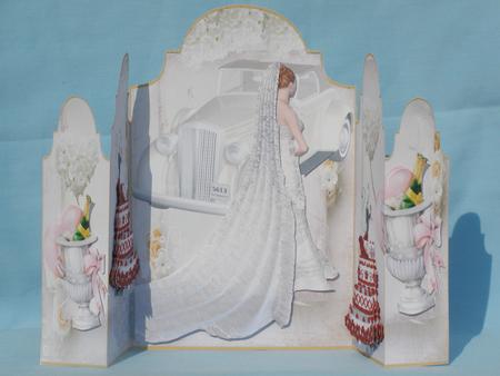 White Wedding Theatre Fold Mini Kit by Susan Smith